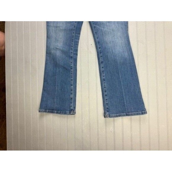 Madewell Size 25 Womens Jeans Cali Demi Boot Mid Rise Stretch Med Wash - Picture 4 of 6